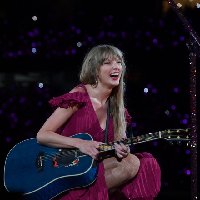 Taylor Swift performs onstage during night two of Taylor Swift | The Eras Tour at GEHA Field at Arrowhead Stadium on July 08, 2023 in Kansas City, Missouri.